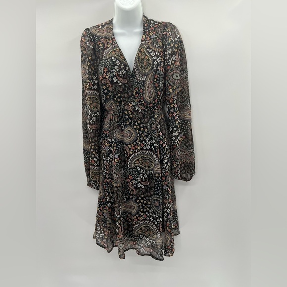 Torrid Paisley Chiffon Babydoll Dress – Size 0 (L/12) NWT - Picture 6 of 6